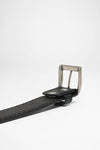 FG0815 Leather Belt Black - Sea Eel Thumbnail