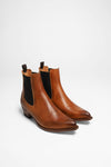 15688 KANSAS Men's Brown Western Ankle Boots Thumbnail