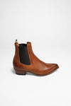 15688 KANSAS Men's Brown Western Ankle Boots Thumbnail