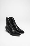 2699 MEZCAL WEST Women Black Lace Up Boots Thumbnail