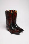 3241 CUERVO WEST Men's Western Boots Red Black Thumbnail