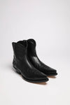 EMILIO Black Western ankle boots Thumbnail