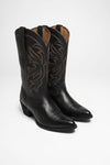 HERITAGE J TOE STRETCHFIT Women's Western Riding Boots - Black Thumbnail