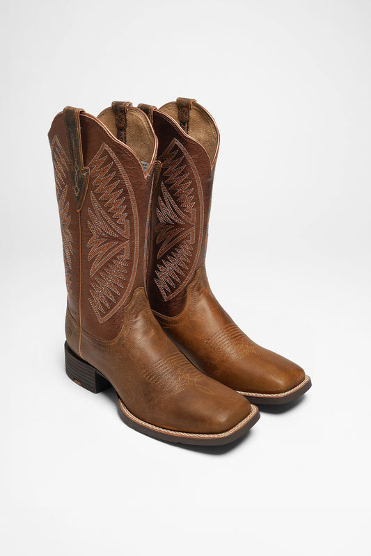 ROUND UP RUIDOSO Ladies Western Riding Boots - Brown