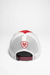 FLEXFIT LOGO TRUCKER CAP Unisex Rot Thumbnail