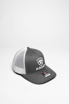 SHIELD LOGO TRUCKER CAP Unisex Grau Thumbnail