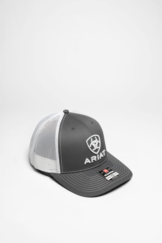 SHIELD LOGO TRUCKER CAP Unisex Grau