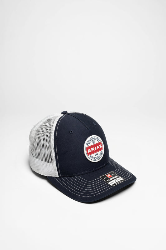 PREMIUM GOODS LOGO PATCH TRUCKER CAP Unisex Blau