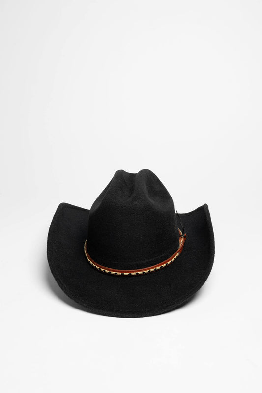 AMERICANO Black Cowboy Hat