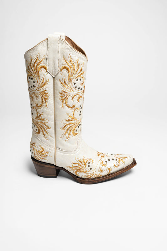 Seitenansicht Corral Boots L5967 Damen Weiß