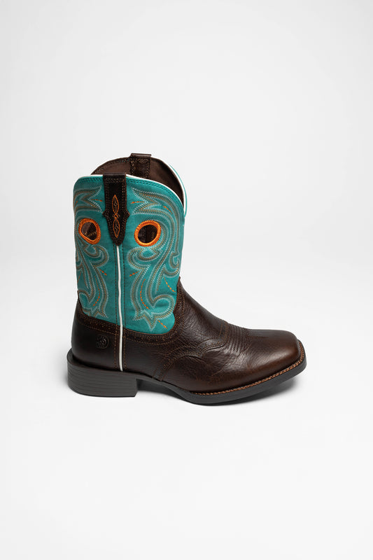 Seitenansicht Durango Boots DRD0446 WESTWARD Damen Braun Türkis