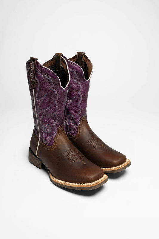 Durango Boots DRD0377 LADY REBEL Damen Braun Lila