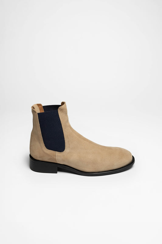 Seitenansicht FB Fashion Boots XIMO Herren Beige Blau