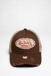 TRUCKER KALMAR Unisex Braun Rot Thumbnail