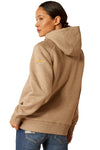 REBAR ALL-WATHER SHERPA FULL ZIP HOODIE Damen Beige Thumbnail
