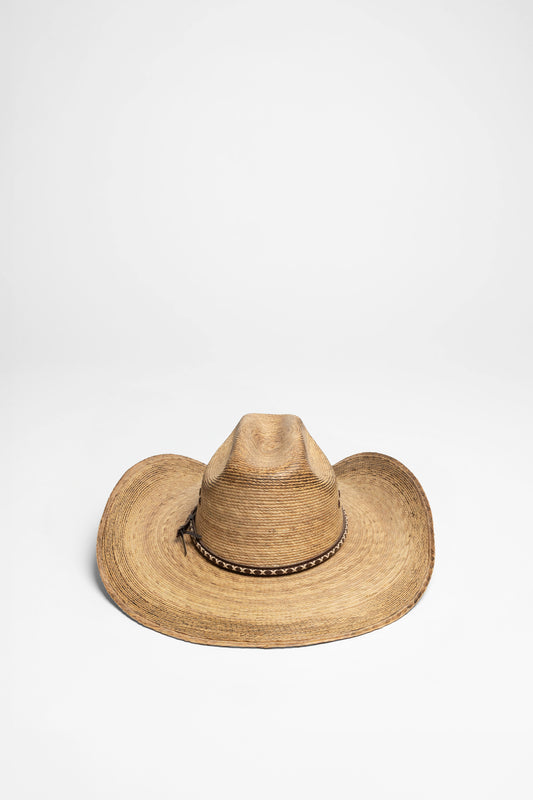Seitenansicht Dallas Hats VAQ 25 Unisex Cowboyhut Braun