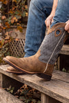 1679 RUFF STOCK CROSS Herren Braun Blau Thumbnail