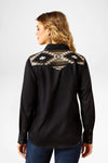 DAWN WESTERN SHIRT  Damen Schwarz Thumbnail