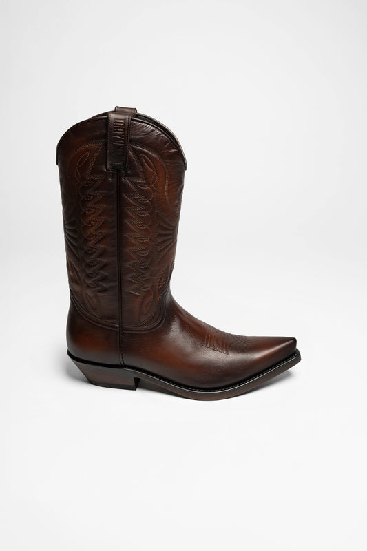 Seitenansicht Mayura Boots 1920 TEXANO Unisex Braun