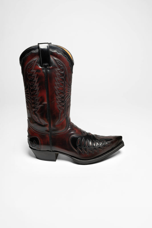 Seitenansicht Sendra 2720 CUERVO WEST Rot Schwarz