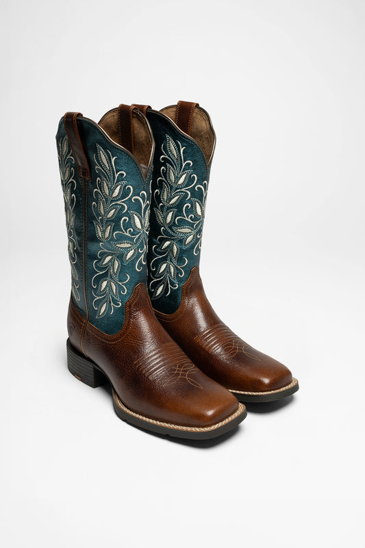Ariat ROUND UP HOLLY Damen Braun Grün