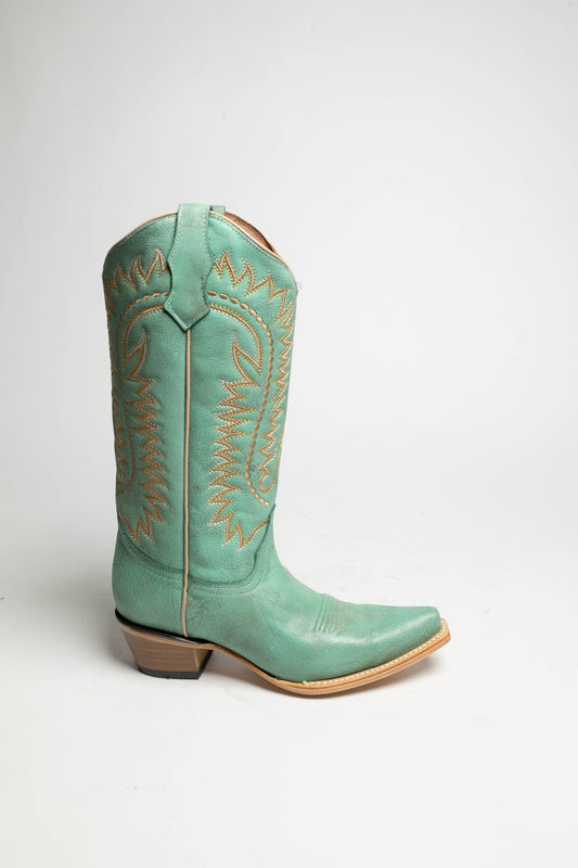 Seitenansicht Corral Boots L6331 Damen Türkis