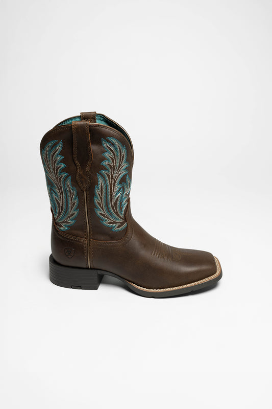Seitenansicht Ariat ROUND UP FILLY Western Damen Braun