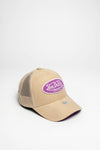 TRUCKER BOSTON Unisex Beige Lila Thumbnail
