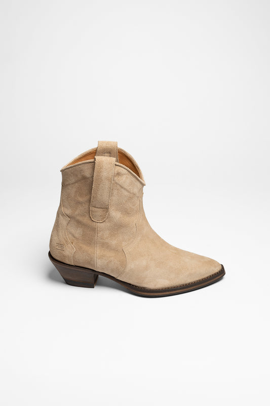 Seitenansicht FB Fashion Boots BELLA Damen Beige
