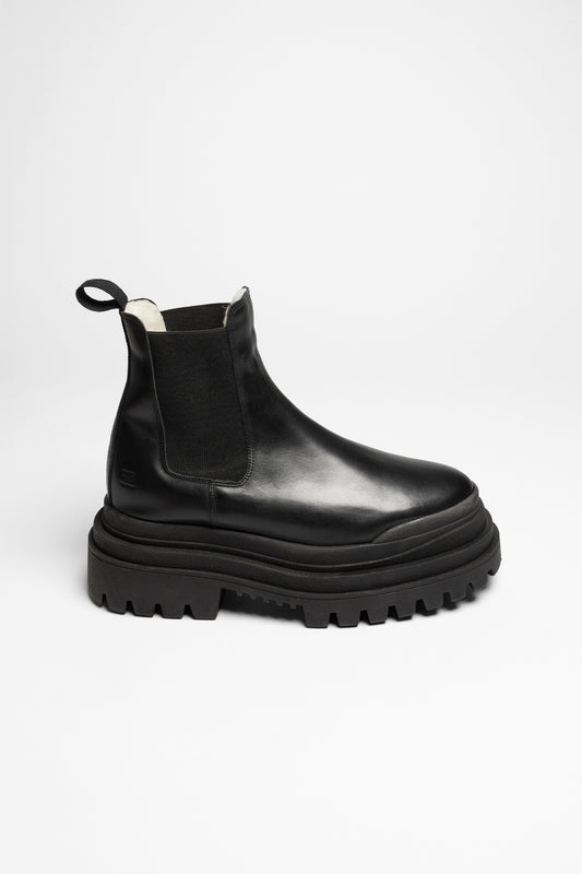 Seitenansicht FB Fashion Boots DIANA M Damen Schwarz