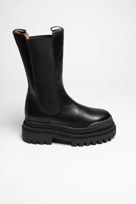 Seitenansicht FB Fashion Boots GEA Damen Schwarz