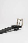 FG0815 Leather Belt Black - Avestruz Thumbnail