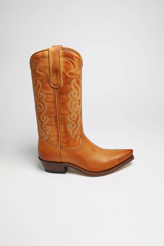 Seitenansicht FB Fashion Boots VITORIA women's western boots brown