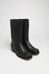 LOU Unisex Leather Boots Black Thumbnail