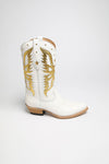 MARTA Women's Western Boots White Gold Thumbnail