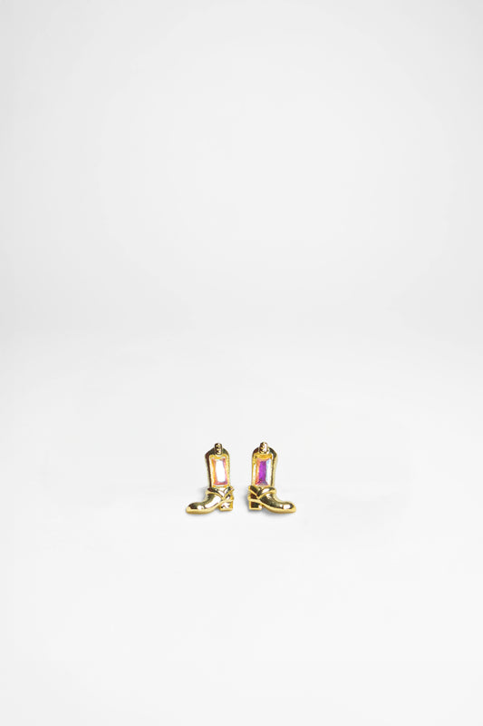 Cowboystiefel-Shop Ohrenstecker AMARILLO Gold