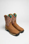 W5001 Damen Westernreitstiefel Braun Thumbnail